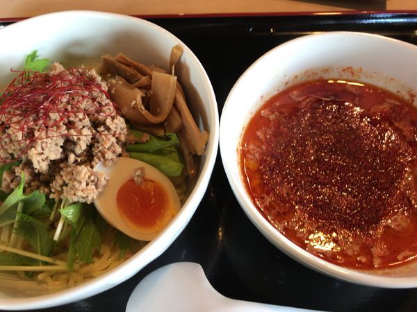 「シビ担つけ麺950円」@笑楽亭 SBC通り店の写真