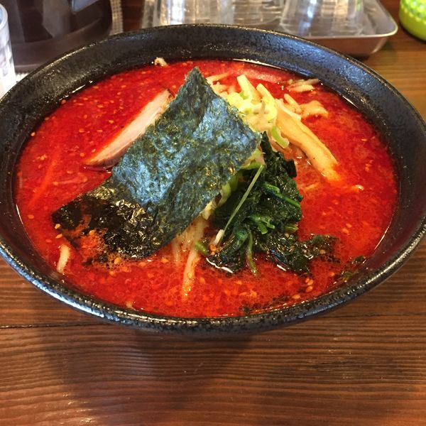 「辛みそそばそば〔太麺〕」@麺屋 IKUMALUの写真