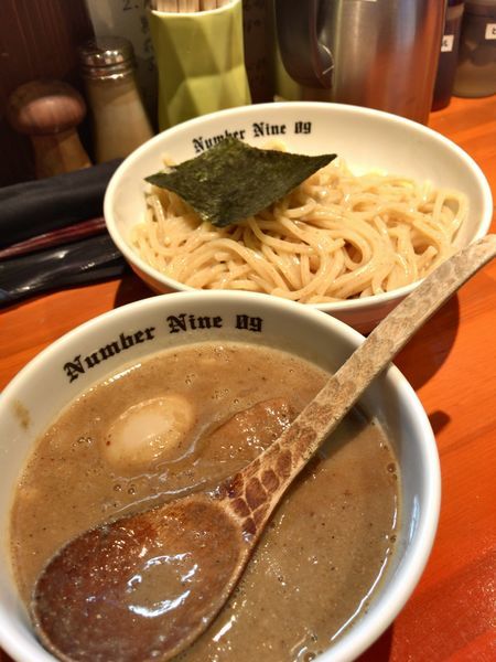 「濃厚煮干しつけめん」@麺Dining Number Nine 09の写真