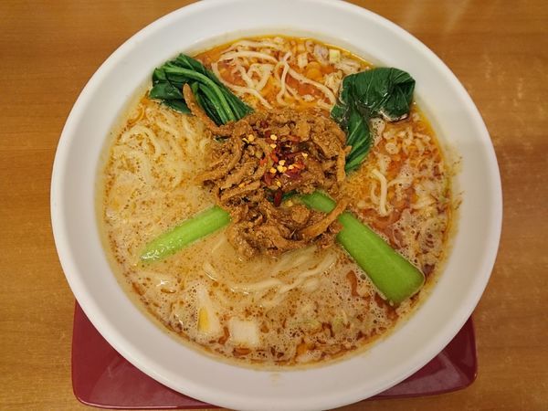 「坦々麺＋獄辛参倍＋大盛」@らーめん我礫の写真