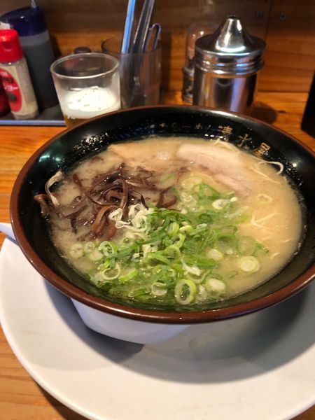 「博多ラーメン 600円」@博多ラーメン 清水屋の写真