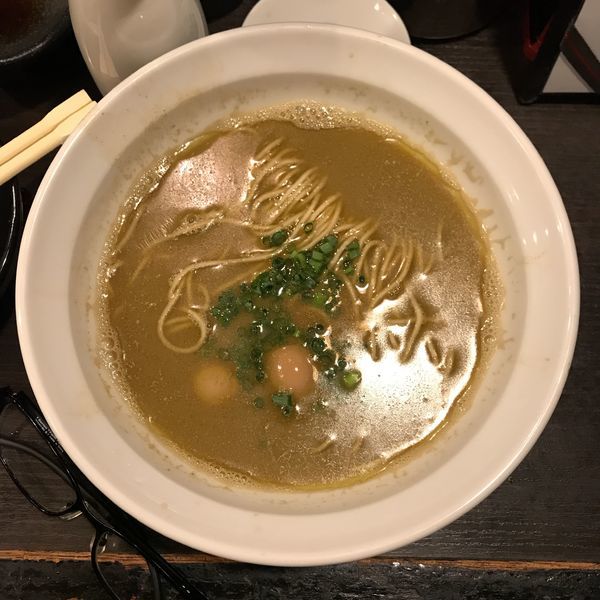 「牡蠣そば（ハーフ）」@灰汁中華 丿貫 福富町本店の写真