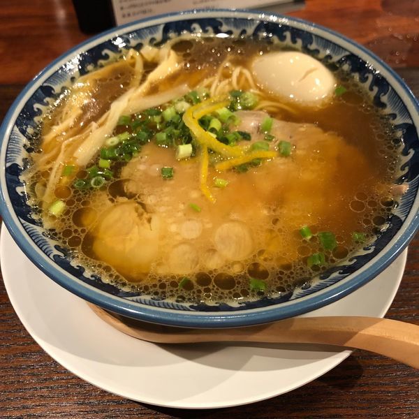 「醤油味玉ラーメン」@麺処 山一の写真