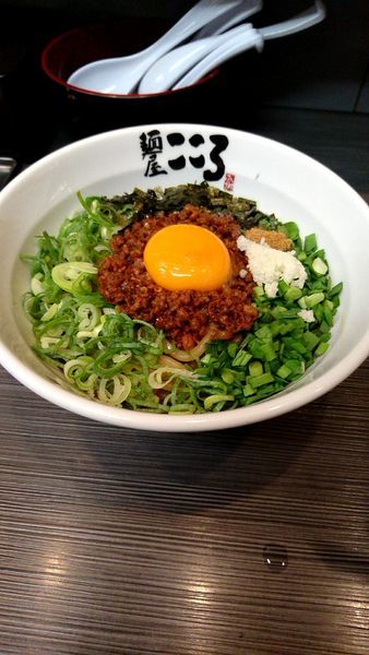 「台湾混ぜそば830円大盛120円追い飯無料」@麺屋 こころ 蒲田店の写真