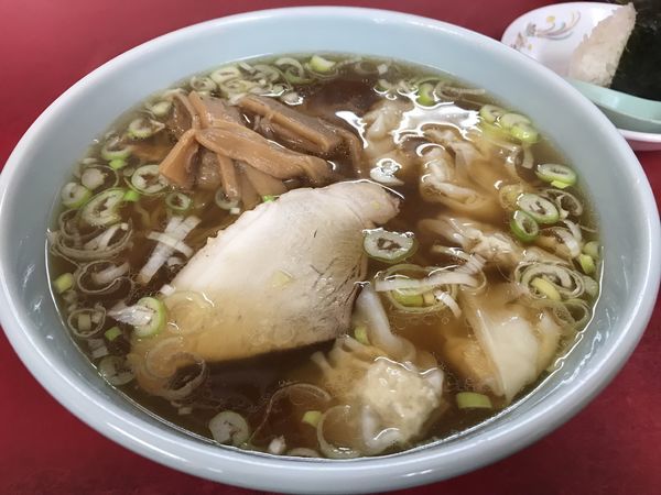 「ワンタンメン 700円」@長崎チャンポン 丸富の写真