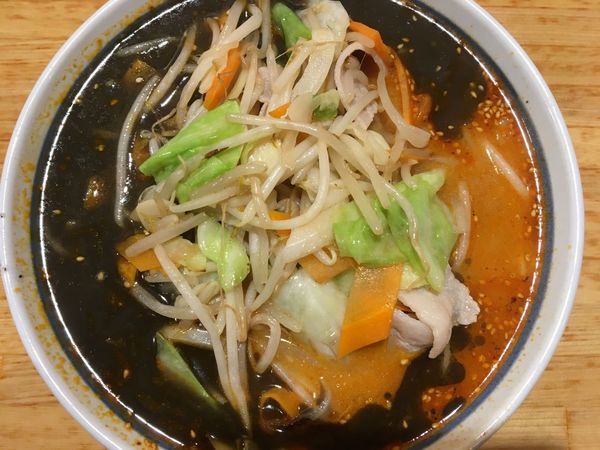 「火の国野菜ラーメン 860円」@ラーメン ねぎっこ 下川俣店の写真