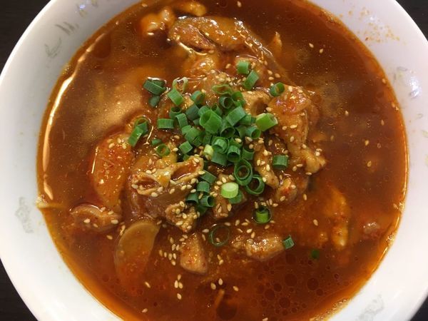 「【限定】ブルダック麺 700円」@らーめん 竜屋の写真