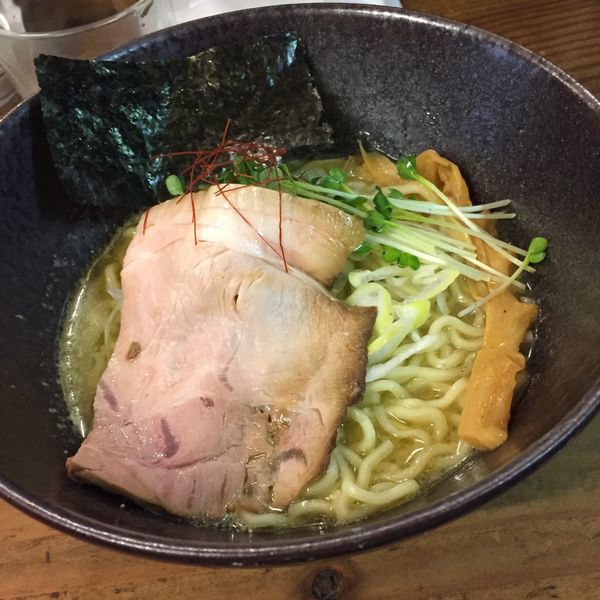「カキソバ貝めしセット 1,000円」@貝だしラーメン 貝ガラ屋の写真