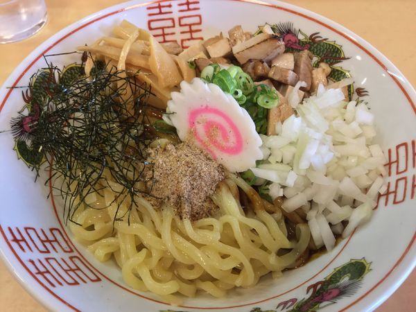 「期間限定数量限定 煮干しまぜそば(麺1.5倍) ¥850」@煮干らーめん 老翁亭の写真