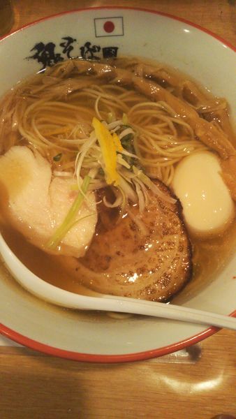 「鬼塩ラーメン　800円＋チャーシュー丼」@鬼そば 藤谷の写真