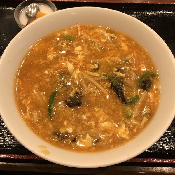 「四川風とろみそば（￥850）」@青樺の写真