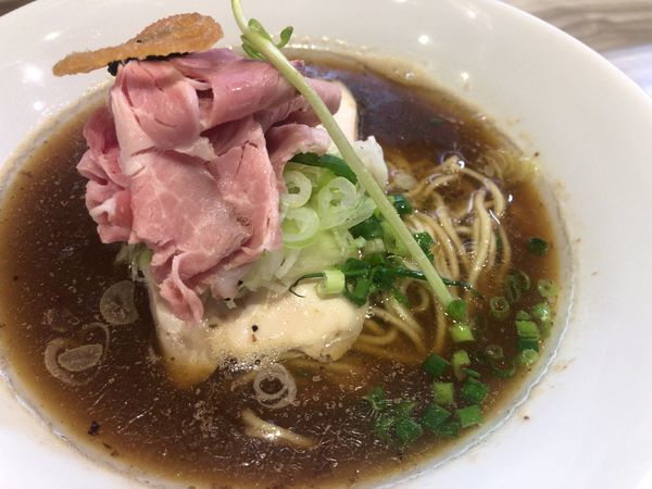 「烏賊香る中華蕎麦 800円」@つくばらーめん 鬼者語 -オニモノガタリ-の写真