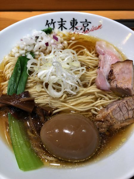 「味玉中華そば ¥900」@竹末東京プレミアムの写真