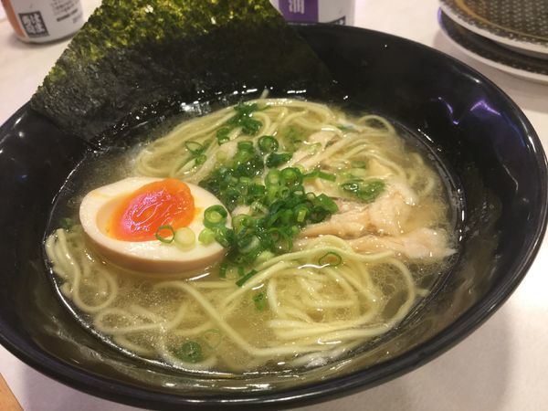 「旨だし鶏塩ラーメン410円」@はま寿司 イオン大宮店の写真