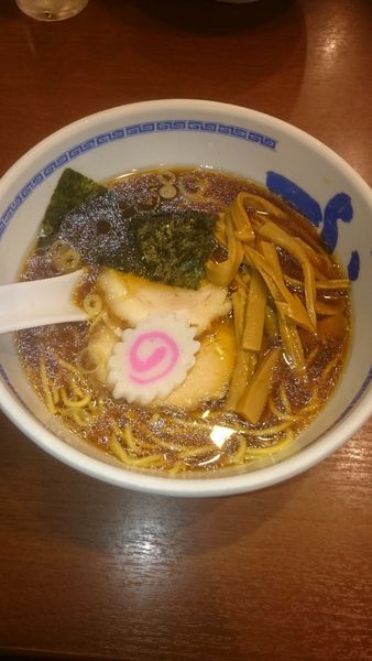 「醤油らーめん」@たけちゃんにぼしらーめん 調布店の写真