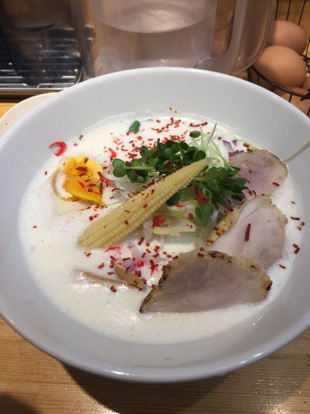 「泡ラーメン？」@麺屋 龍の写真