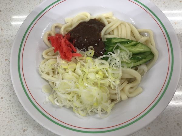 「じゃじゃ麺」@そば処はやて 盛岡駅店の写真