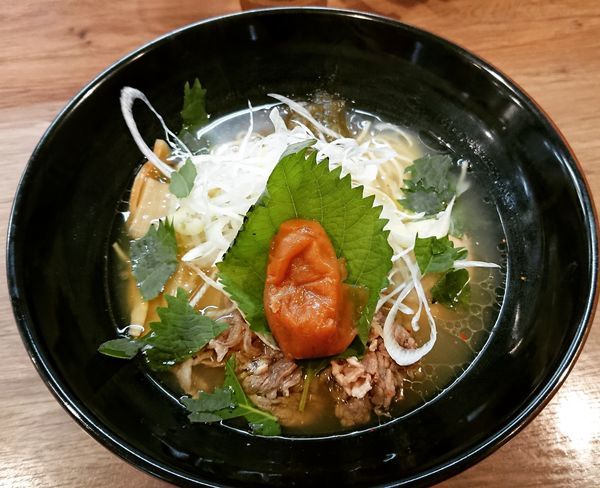 「【限定】梅塩SOBA 880円」@麺家 Shumen Doushiの写真