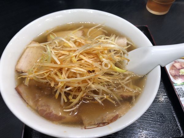 「ネギ焼豚ラーメン 1,040円」@喜多方ラーメン 坂内 四日市駅前店の写真