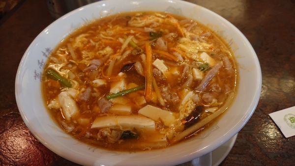 「スーラー湯麵(800円)」@菜香楼の写真