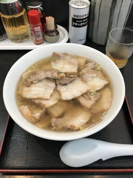 「焼豚ラーメン」@喜多方ラーメン 坂内 川崎東田店の写真