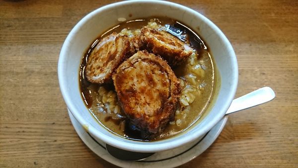 「とん丼（カツカレー）　１０５０円」@王ろじの写真