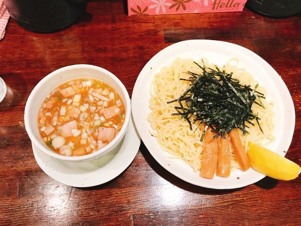 「つけ麺(並)750円」@めんや 来吉の写真