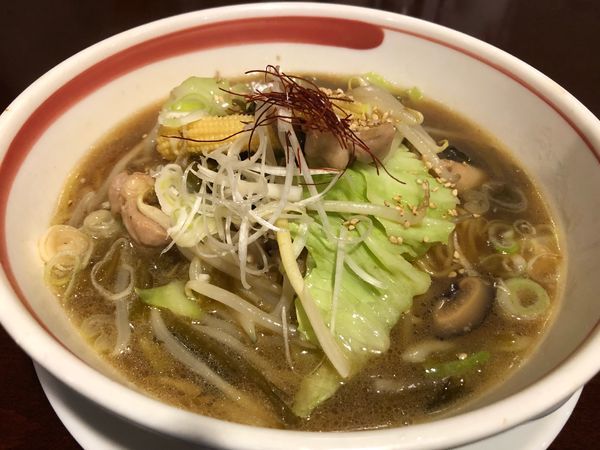 「鶏鶏高菜麺」@紅豚の写真
