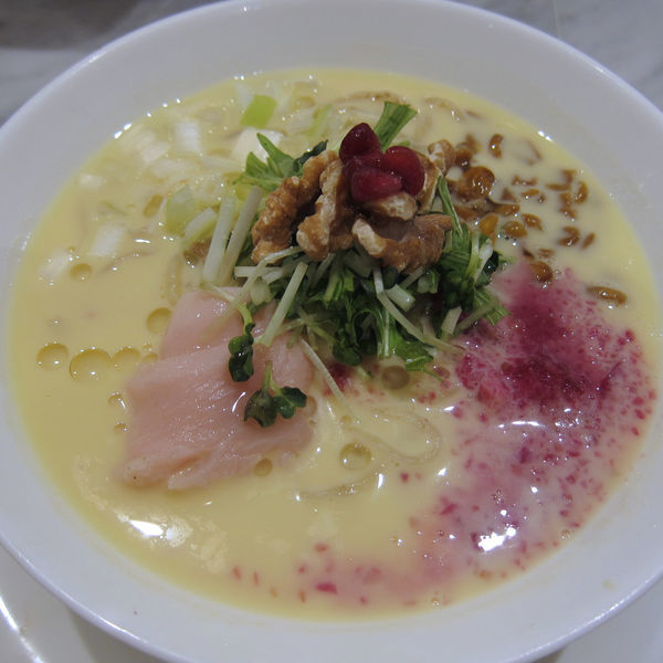 「トウモロコシの冷たいらぁめん 990円」@MENSHO SAN FRANCISCOの写真