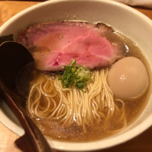 「味玉そば」@中華蕎麦 蘭鋳の写真