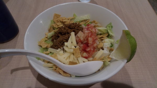 「タコスなまぜそば（限定）」@らーめん カッパハウスの写真