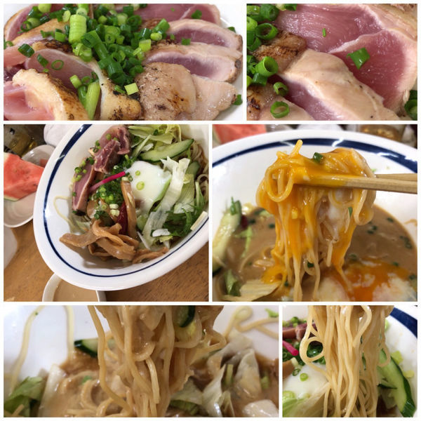 「【葉月の限定】真夏の地鶏刺し冷中 D　2000円」@MENYA 食い味の道有楽の写真