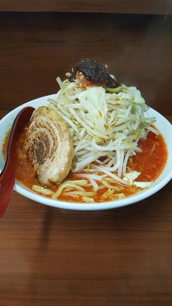 「ガリブタメン2号野菜増し1辛」@麺BUILD g.B.mの写真