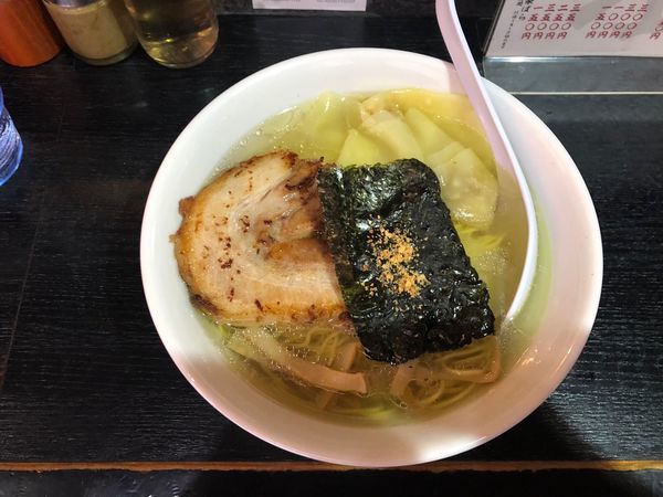 「塩ワンタンそば」@塩そば 桑ばらの写真