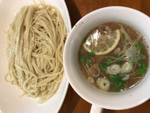 「魚介塩つけ麺900円」@らぁ麺 こむぎの写真