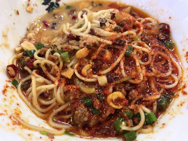 「限定：シビカラ汁なし担々麺・シビカラマシ追いマシ700円」@麺屋しん蔵の写真