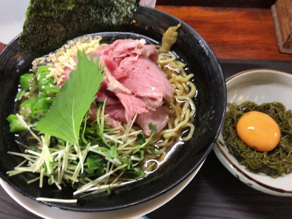 「冷やしラーメン800円」@中華そば はやつの写真