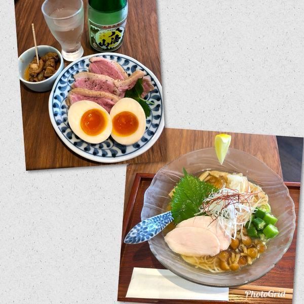 「冷 魚介だし汁 ¥800 他」@メンドコロ Kinariの写真