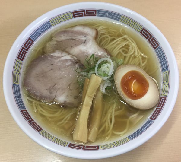 「塩らーめん780円」@煮干鰮らーめん 圓の写真
