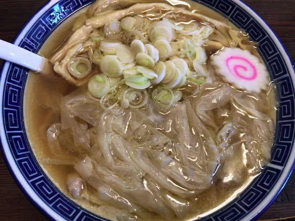 「ワンタン麺・並780円」@二代目高橋商店の写真