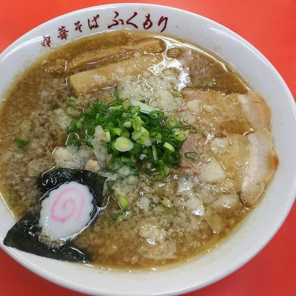 「背脂中華そば  750円」@中華そば ふくもりの写真