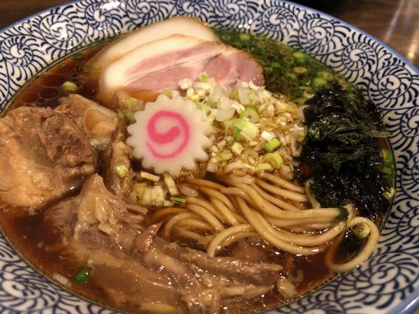 「汁そば（醤油）750円」@汁そば LUCY ルーシーの写真