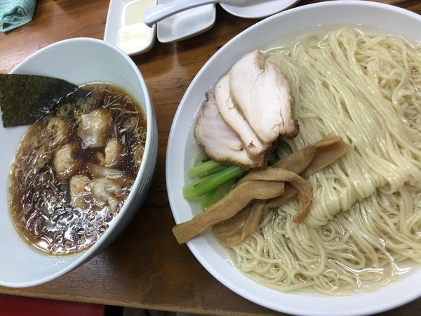 「わんたんつけ麺＋大盛」@らぁめん 夢の写真