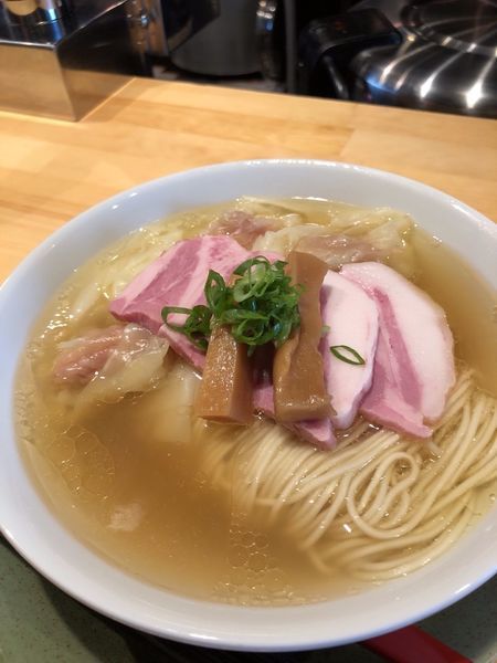 「わんたん中華そば(塩）950円」@いしかわやの写真