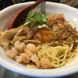 冷やし海老塩まぜそば