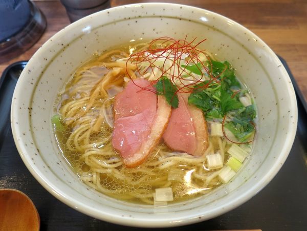「鴨出汁・白 ７８０円」@麺屋 葵の写真