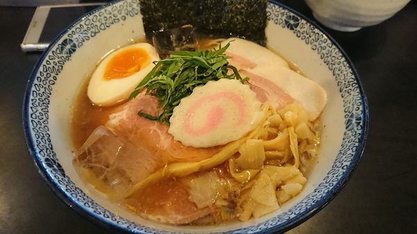 「気まぐれ限定 冷やしカツオそば」@中華そば 四つ葉の写真