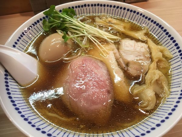 「特製香味中華そば」@麺屋 鶯 uguisuの写真