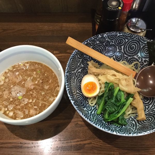 「塩つけ麺(こってり) 半麺」@麺屋 なごみの写真