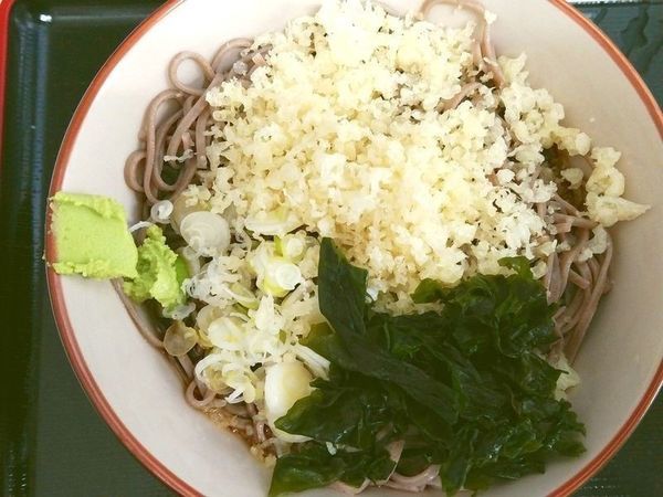 「冷したぬき（田舎・大盛）」@永坂庵の写真